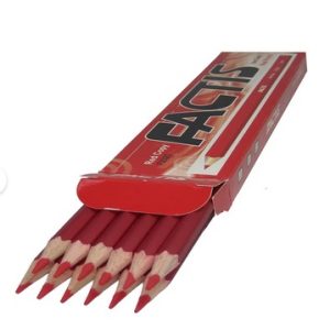 مداد قرمز فکتیس کد F2020 بسته 12 عددی