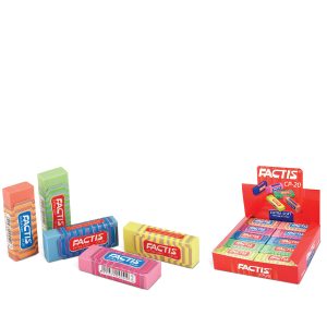 پاک کن رنگی فکتیس مدل CP20 بسته 20 عددی