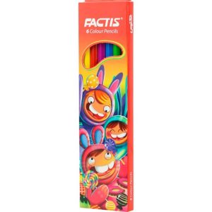 مداد رنگی 6 رنگ فکتیس Factis