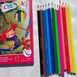 مداد رنگی 12 رنگ CHENHAO جعبه مقوایی وارداتی