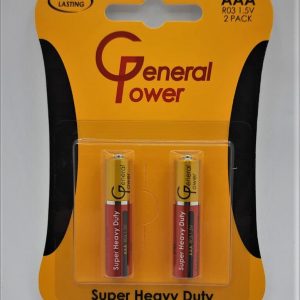 باطري نيم قلمی 2 عددی جنرال پاور GENERAL POWER