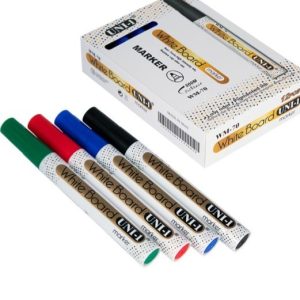 ماژیک وایت برد uni-1 بسته 12 عددی