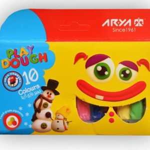 خمیر بازی آریا 10 رنگ جعبه مقوایی